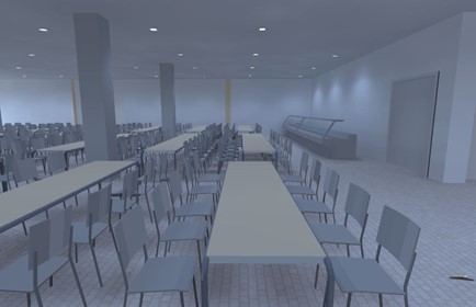 تصميم أعمال الكهرباء لمبنى&nbsp;التموين