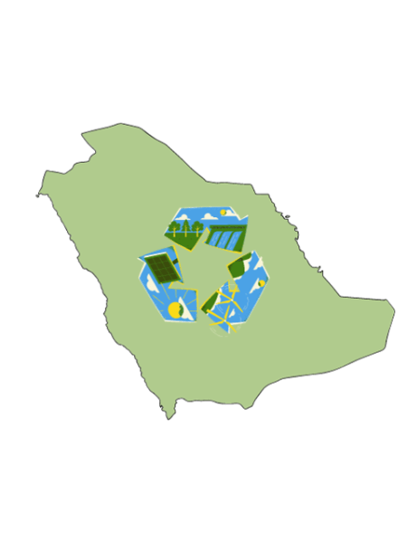 الاستدامة في المملكة&nbsp;بالأرقام